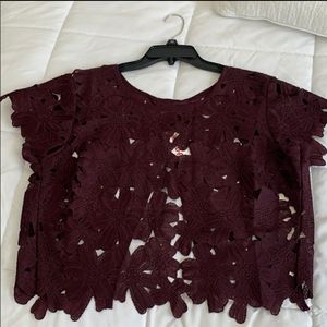 UGG Floral Patern Crop Top